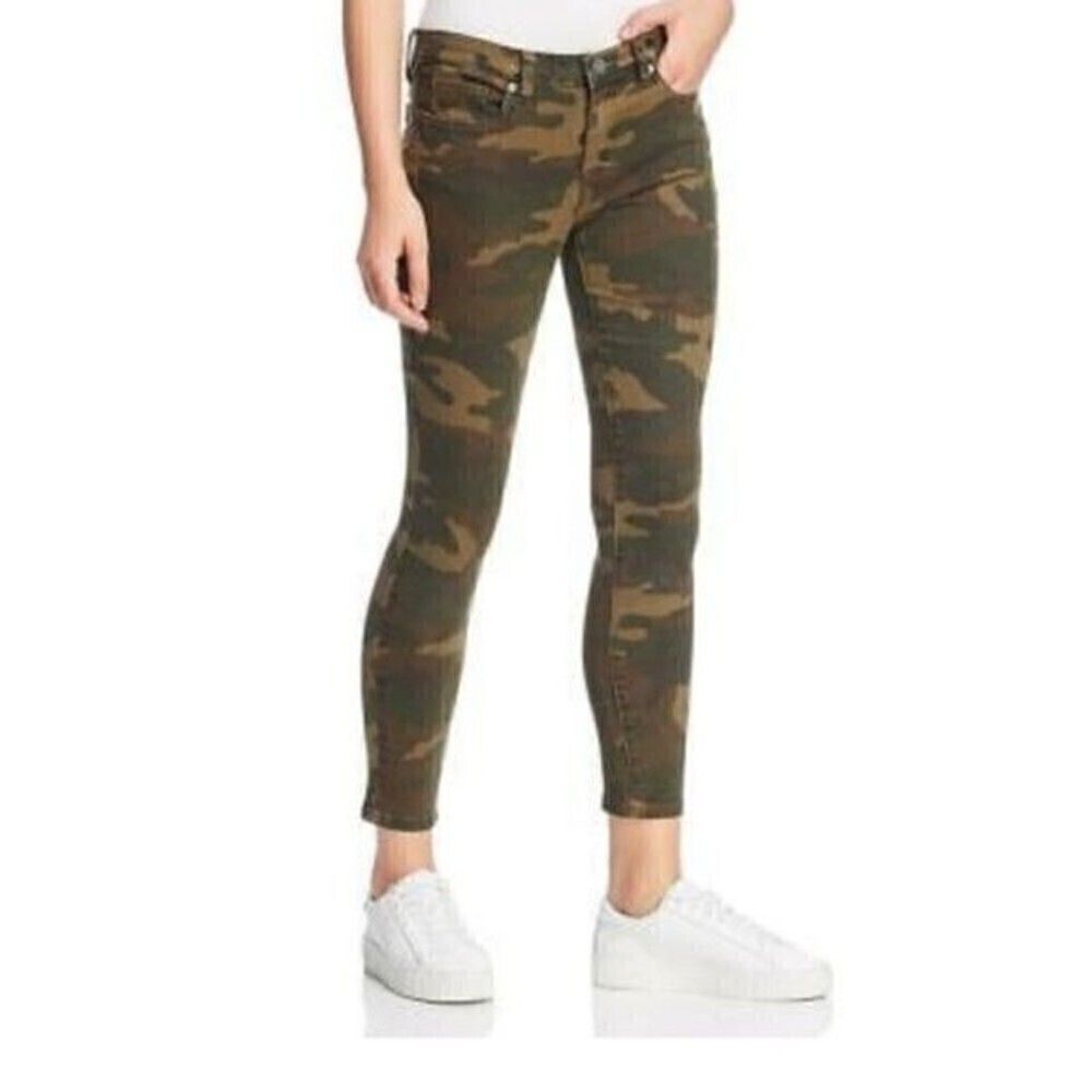 BLANKNYC The Reade Crop Camo Jeans Skinny Camouflage Scout Green Denim Sz 29 NWT